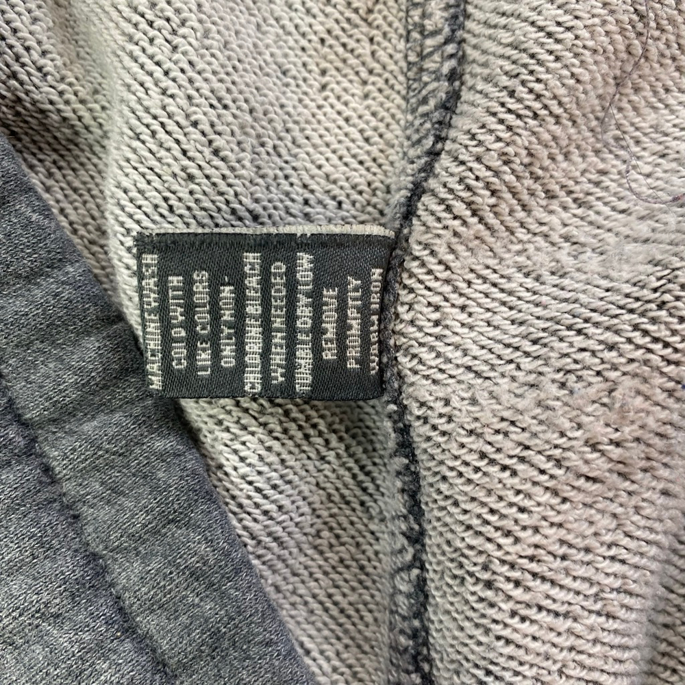 Men's Abercrombie & Fitch Sweat Shorts Large Grey Spell Out French Terry - Picture 5 of 13